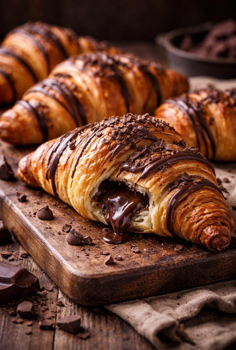 ÇİKOLATALI KRUVASAN