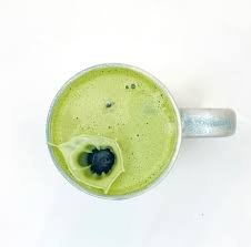 BLUEBERRY MATCHA LATTE